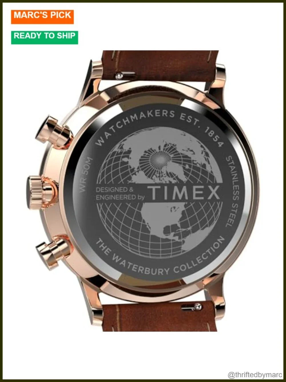 Classic Quartz Analog Watch with Leather Band